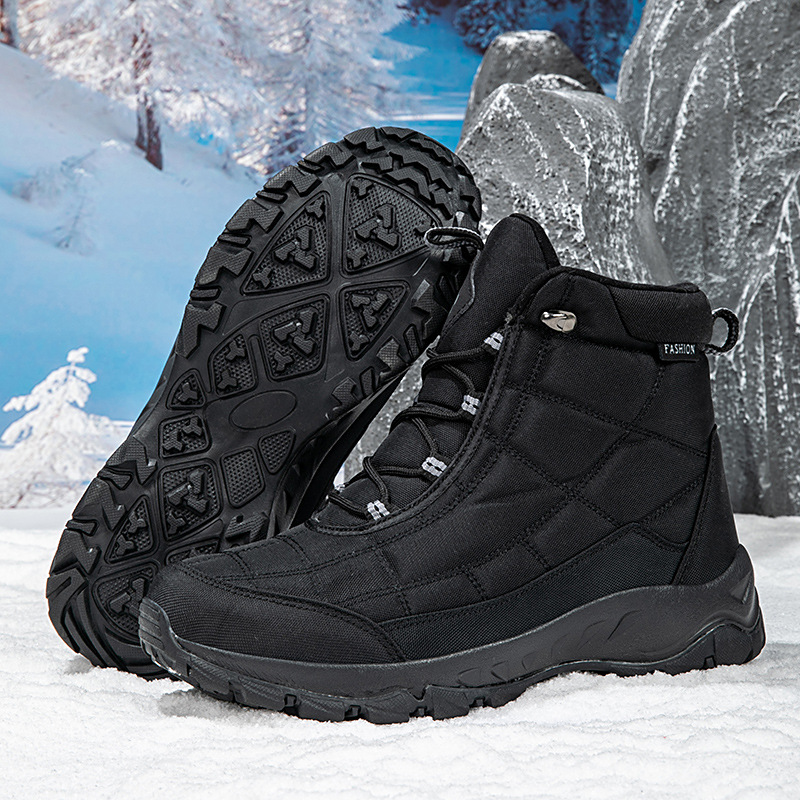 Sewing Velvet Fabric - Men's Winter Velvet Hiking Boots Thick