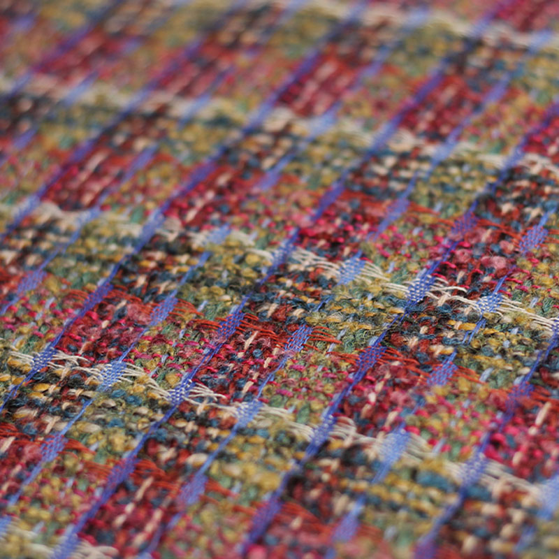 Red/Green Lattice Wool Yarn-Dy - đánh giá và giá Sewing Tweed