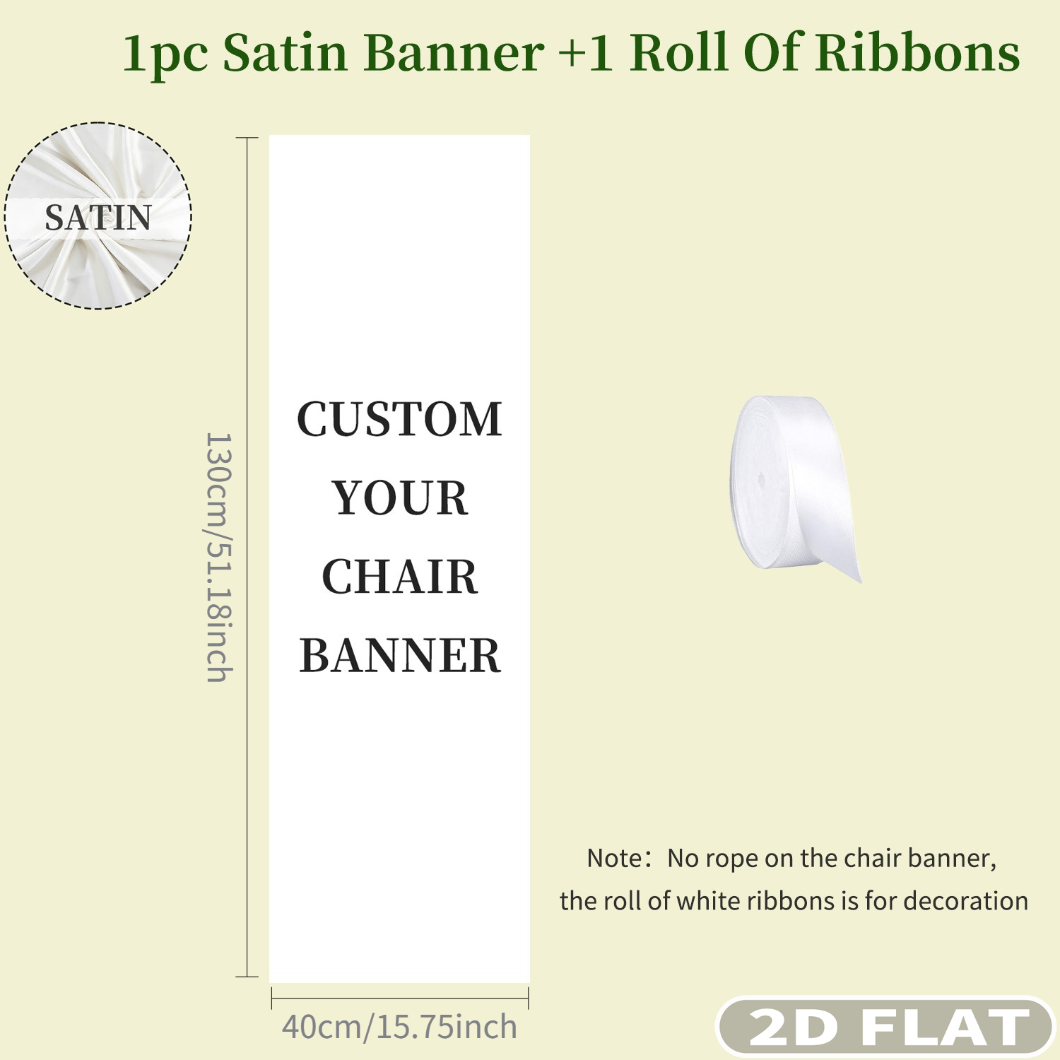 1pc Custom 2D FLAT Satin Memor - đánh giá và giá Sewing Custom