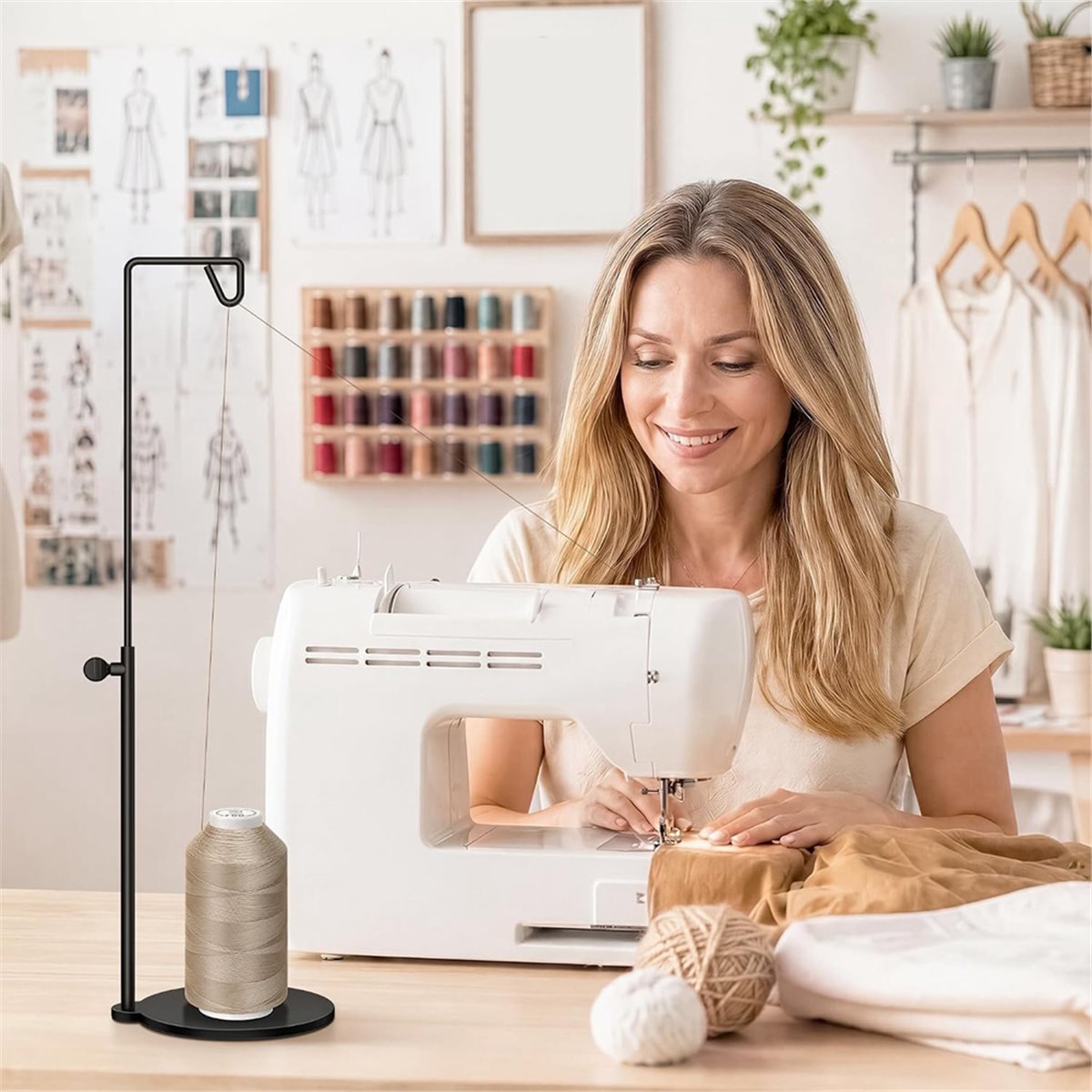 Adjustable Cone Thread Stand S - đánh giá và giá Serger Thread Cone