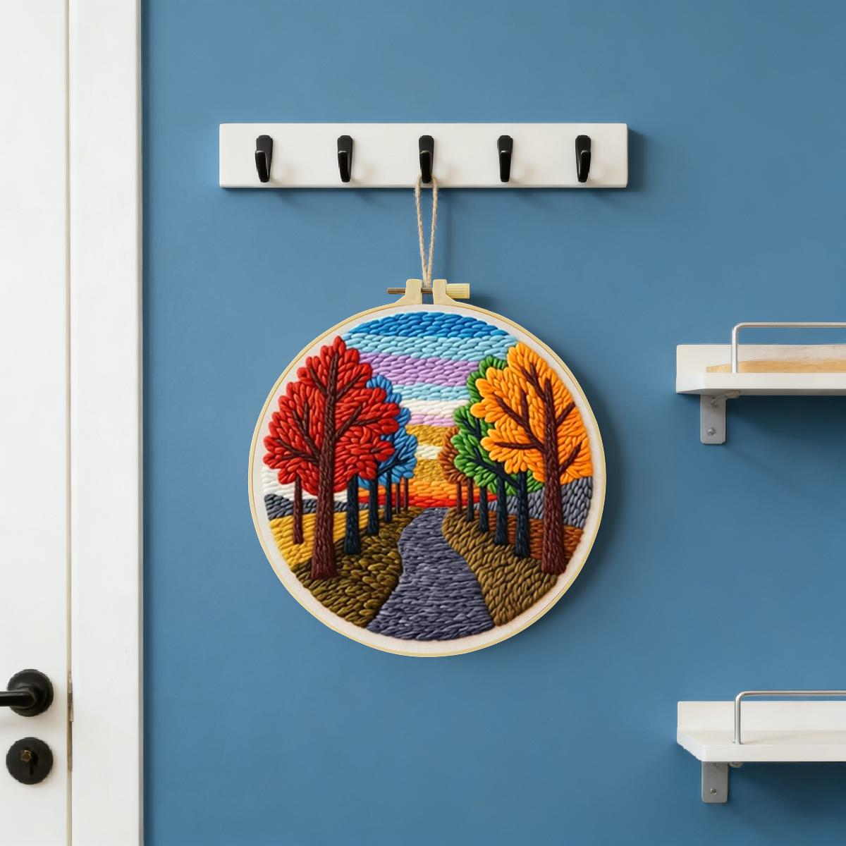 20X20CM/7.87inch Scenery Punch - đánh giá và giá Textile Sewing Kit