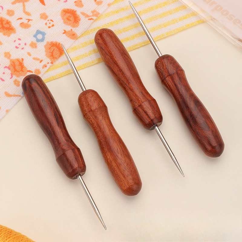 Professional Leather Wooden Ha - đánh giá và giá Textile Sewing Kit