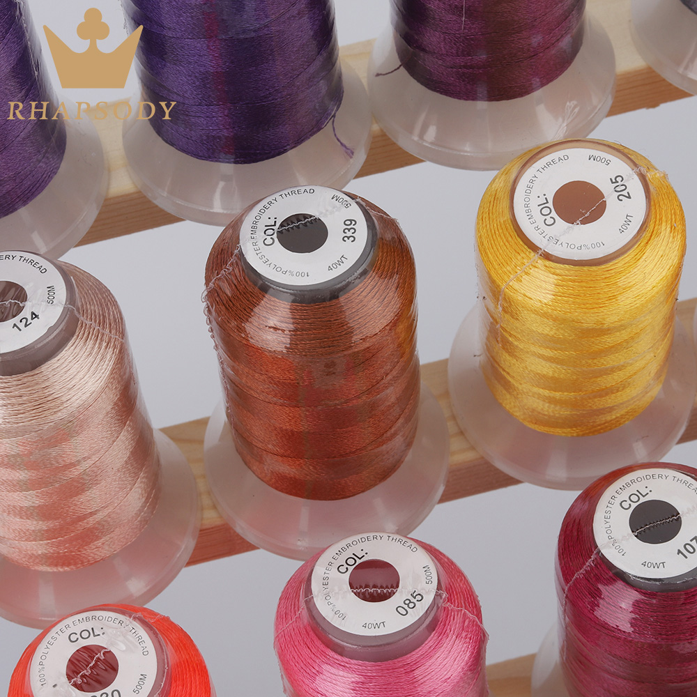 40W Polyester Thêu Ren 500M Dâ - đánh giá và giá Serger Thread Cone