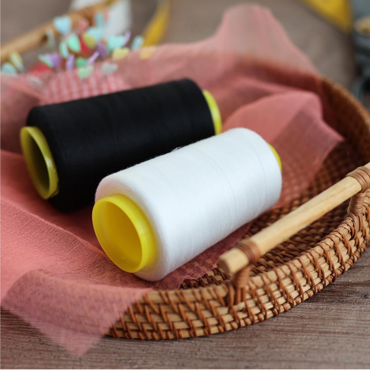 1-6Rolls 3000 Yard Each Serger - đánh giá và giá Serger Thread Cone