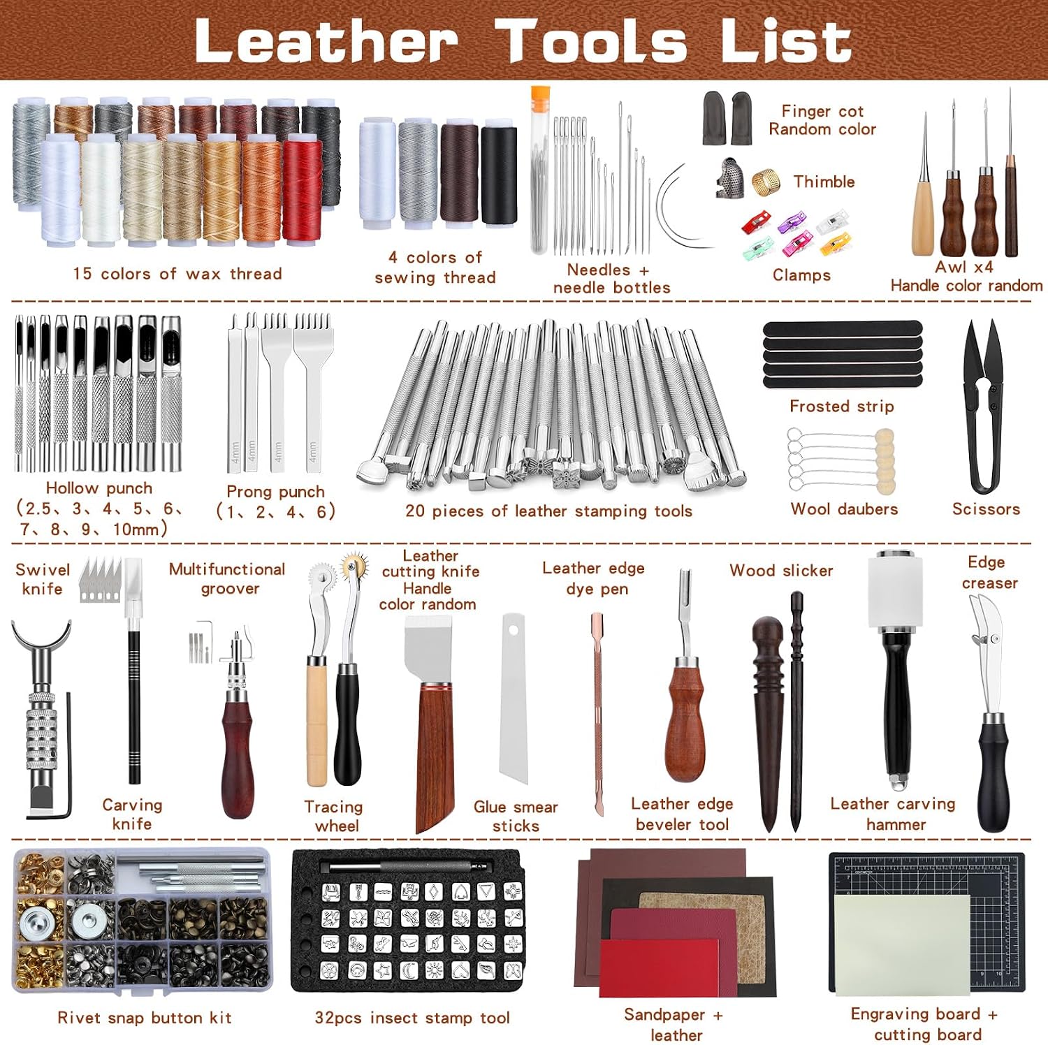 Leather Tooling Kit Leather Cr - đánh giá và giá Sewing Custom