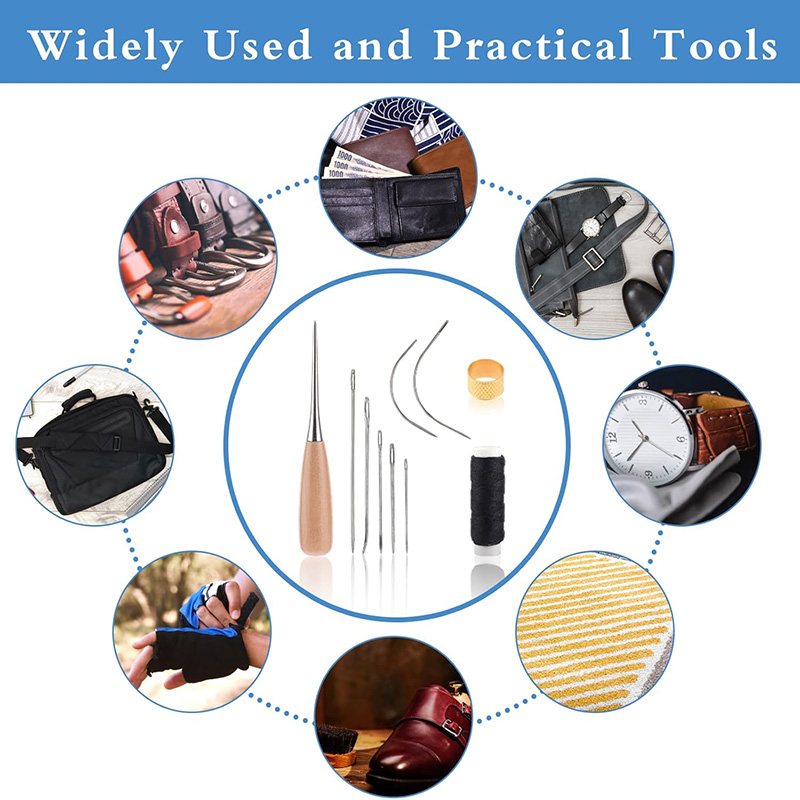 10/11Pcs Leather Sewing Kit Le - đánh giá và giá Textile Sewing Kit