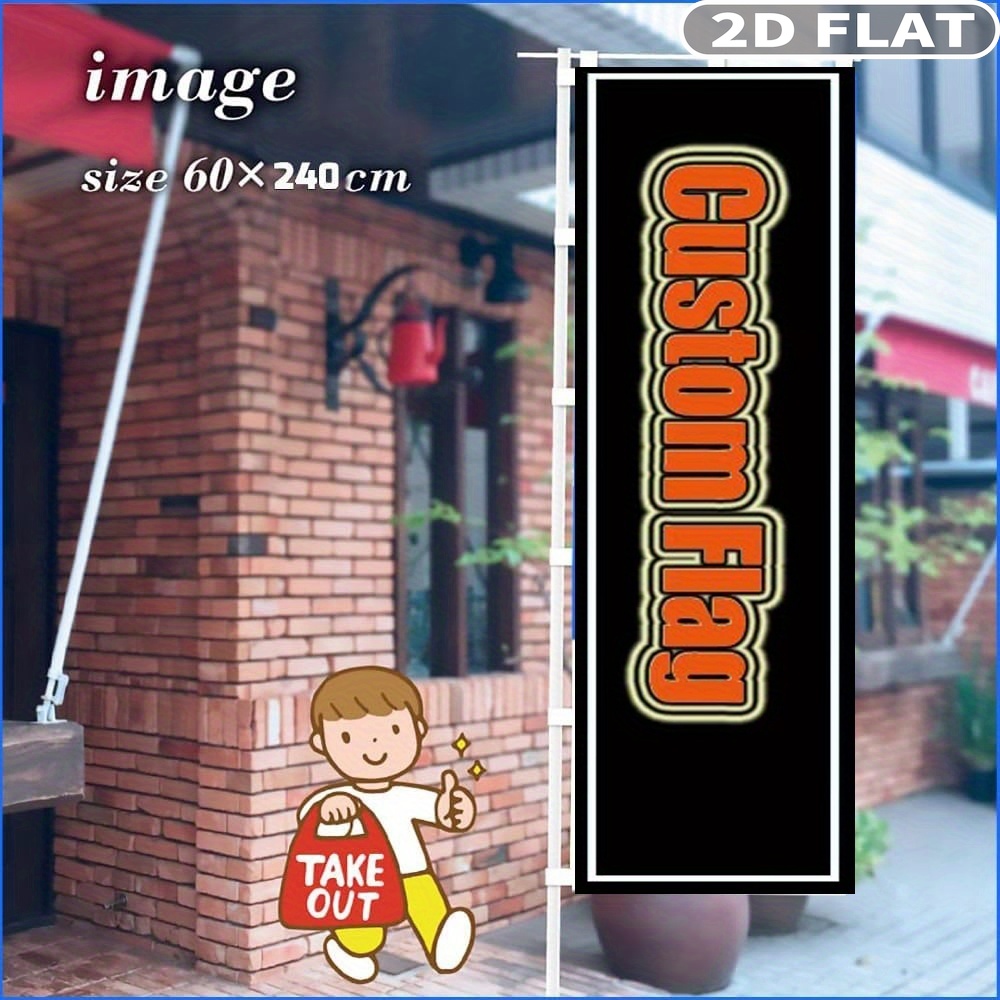 1pc 2D FLAT Custom Nobori Flag - đánh giá và giá Sewing Custom