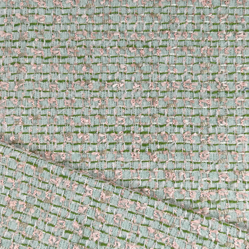 Green/Red Ribbon Yarn-Dyed Bra - đánh giá và giá Sewing Tweed