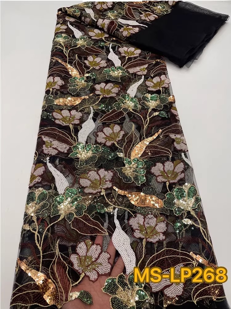 1yard Luxury Double color bead - đánh giá và giá Sewing Embroidery Fabric