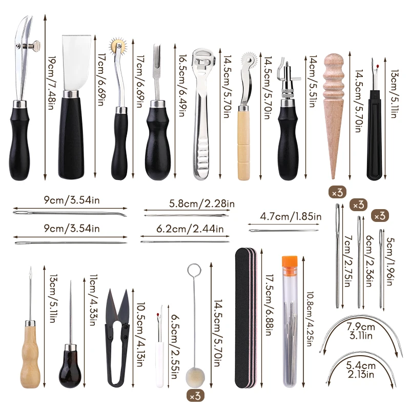 KRABALL Professional Leather C - đánh giá và giá Textile Sewing Kit
